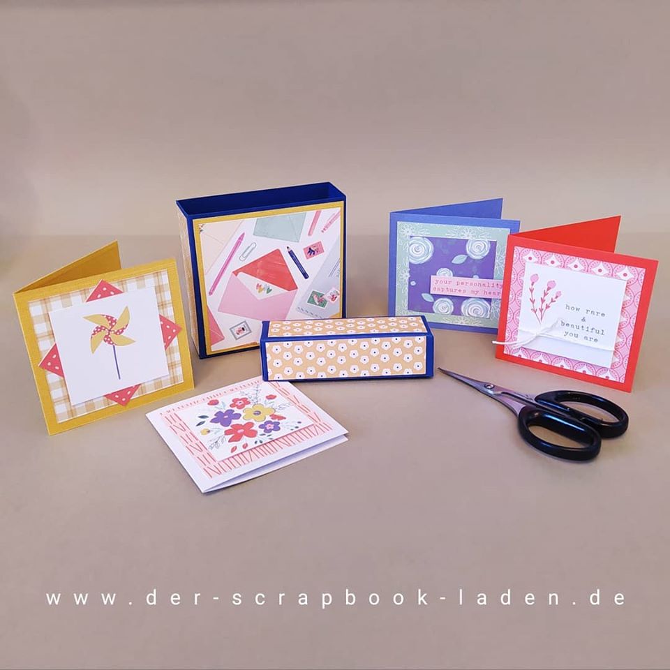 Kreativ Set 24 - Box mit Grußkärtchen